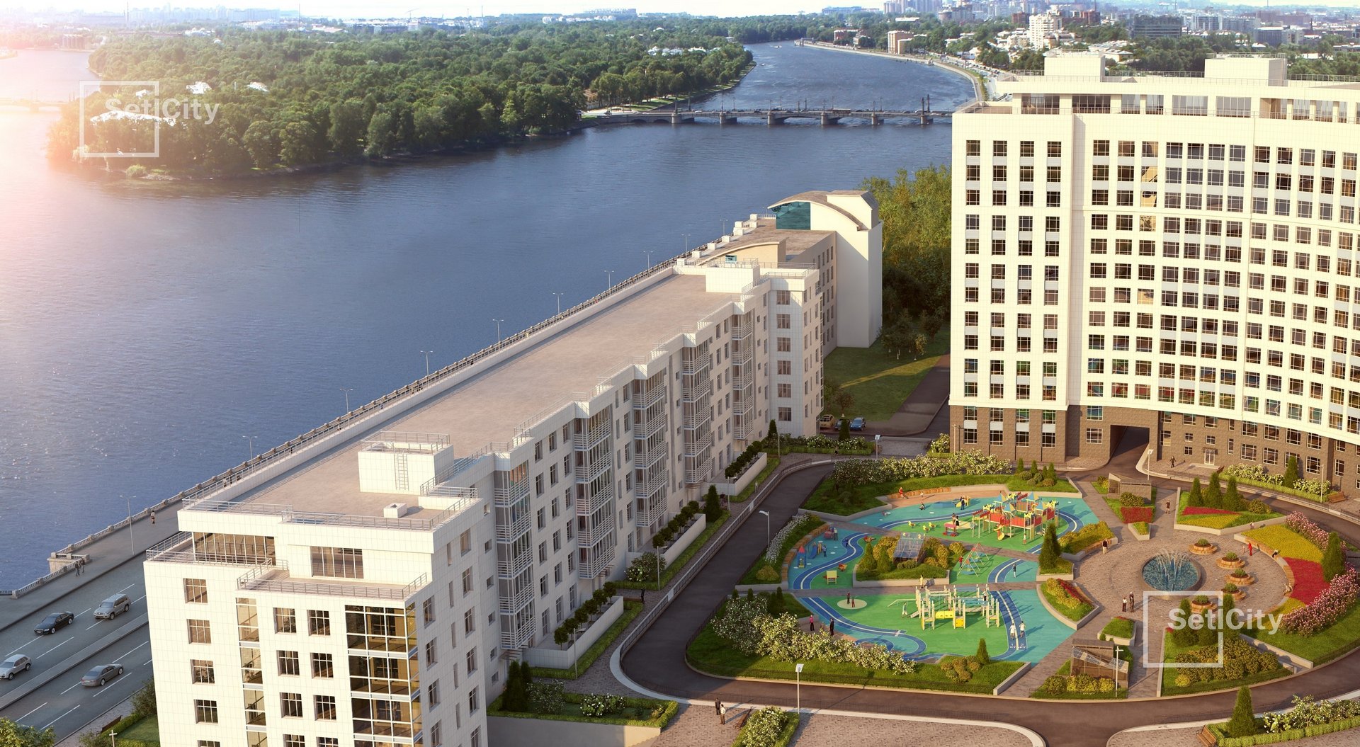 ЖК Riverside («Риверсайд») в СПб от застройщика Setl Group (Сэтл Групп):  планировки квартир, расположение, последние новости